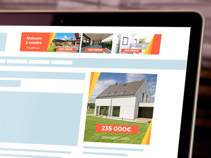 Campagnes de publicité pour les agences immobilières