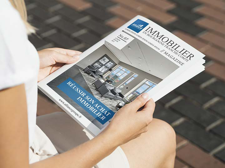 Supports imprimés et signalétique pour les agences immobilières